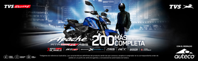Motos TVS - Apache 200 4V FI ABS - Auteco