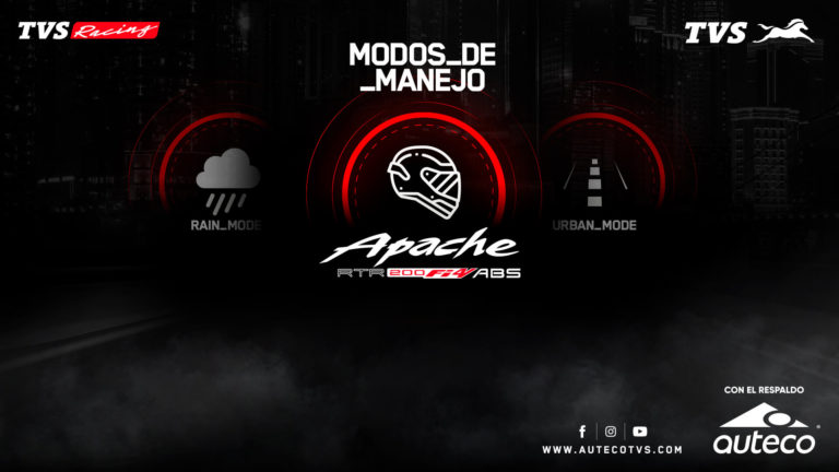 Motos TVS - Modos de Manejo Apache 200 FI Blog - Auteco