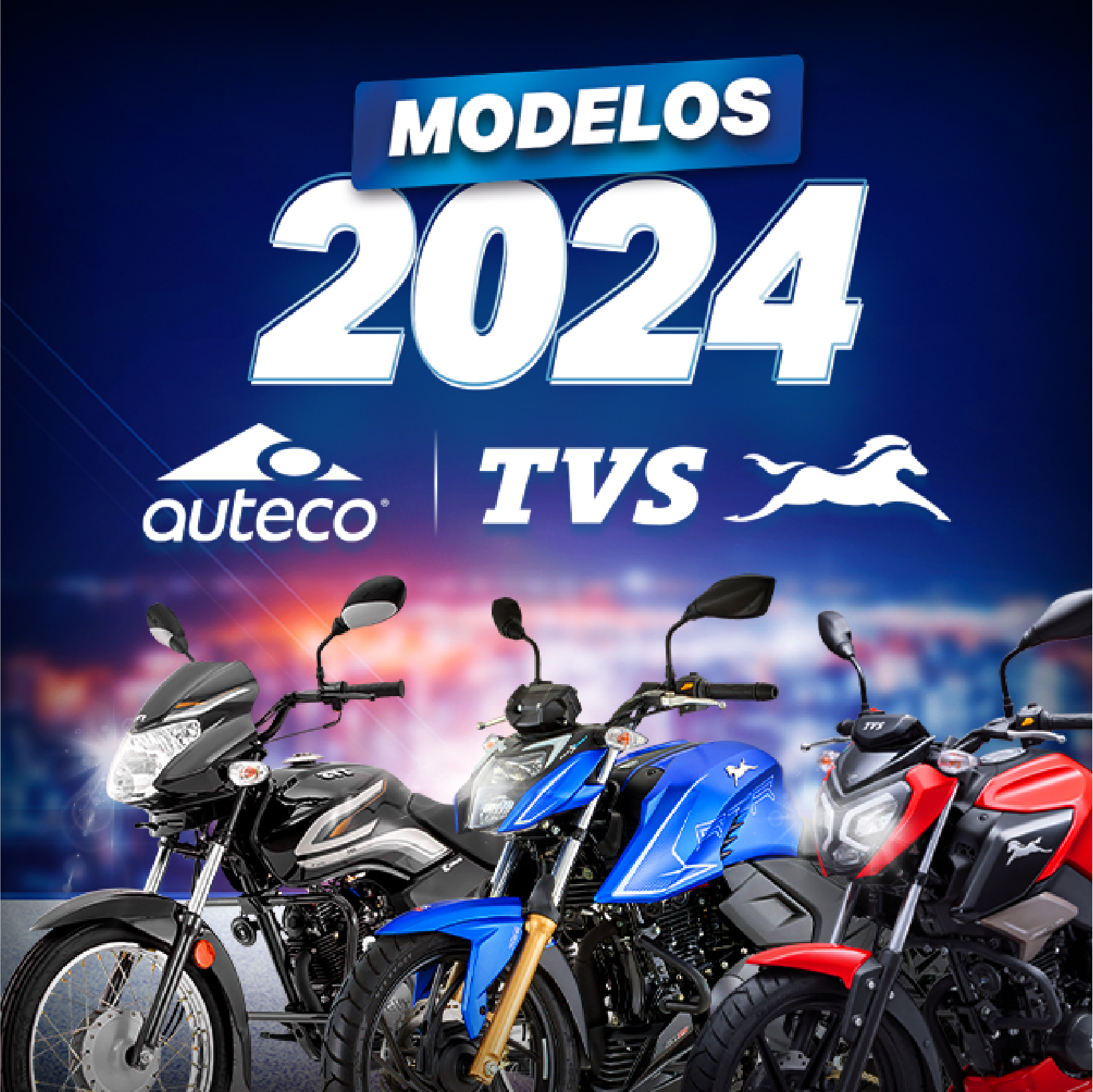 Ahora todas nuestras motos son modelo 2024